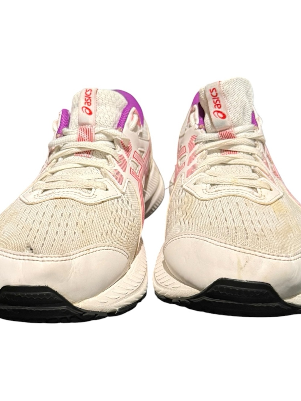 ASICS GEL Contend 8 Women’s Running Sneakers Size 10 White Pink Purple Athletic - Picture 3 of 10